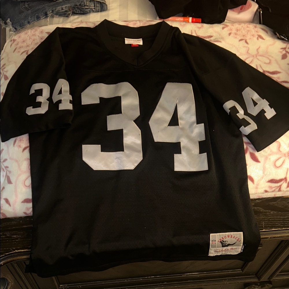 Mitchell & Ness Black Throwback Jersey - image 1